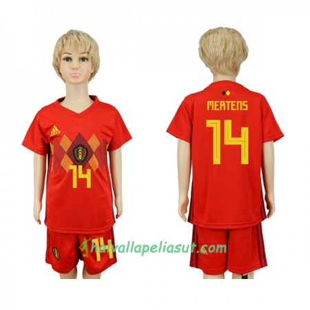 Jalkapallo Pelipaidat Belgia Mertens 14 Lasten World Cup 2018 Kotipaita